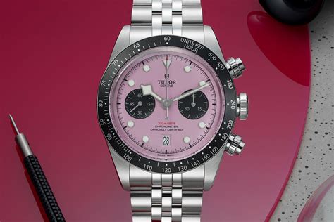 tudor black bay chrono pink release date|black bay chrono pink 2024.